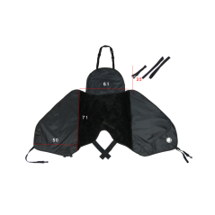 Tablier Imperméable Moto - Noir · Smarty Paris